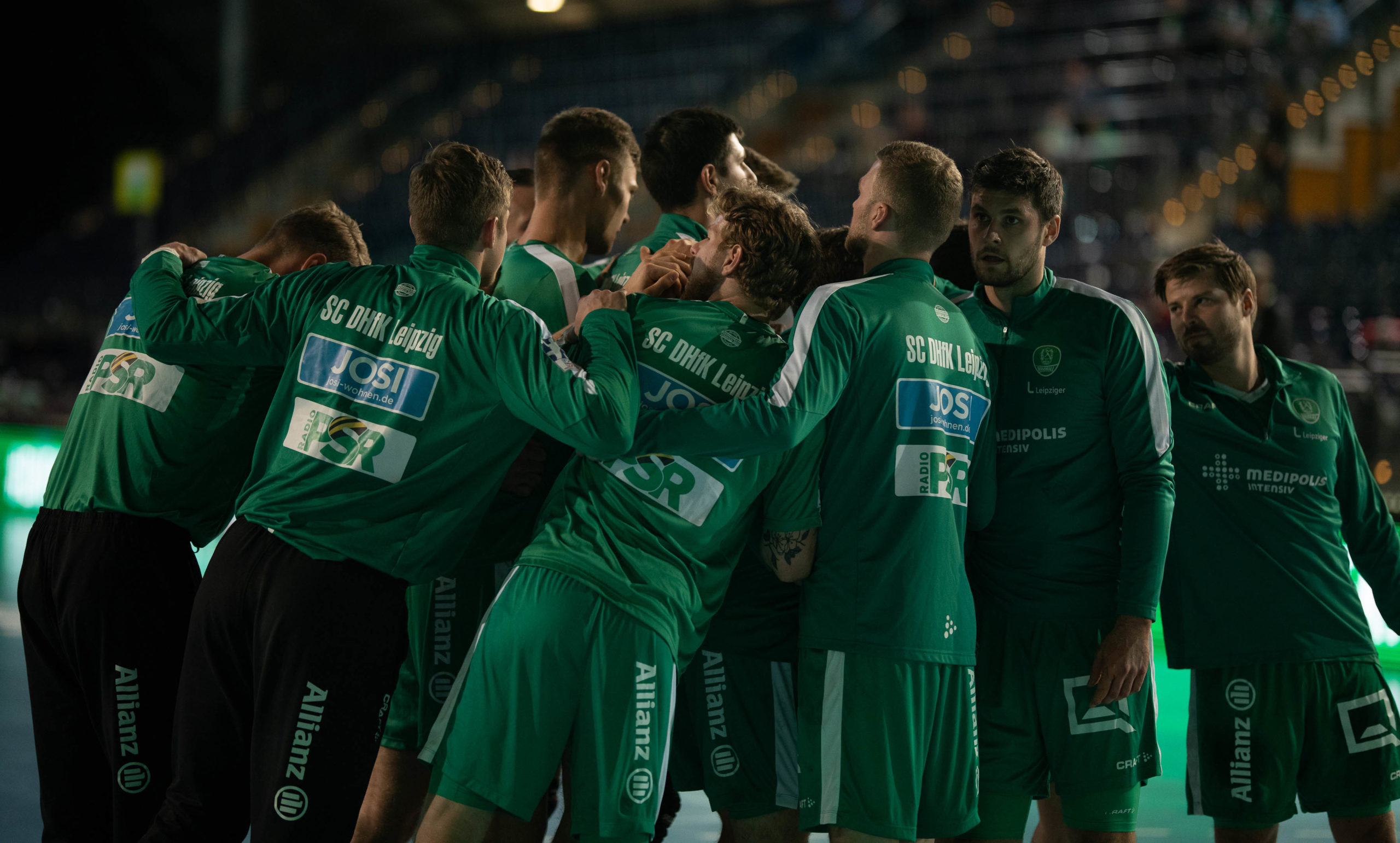 SC DHfK Leipzig gegen Göppingen vor 999 Zuschauern