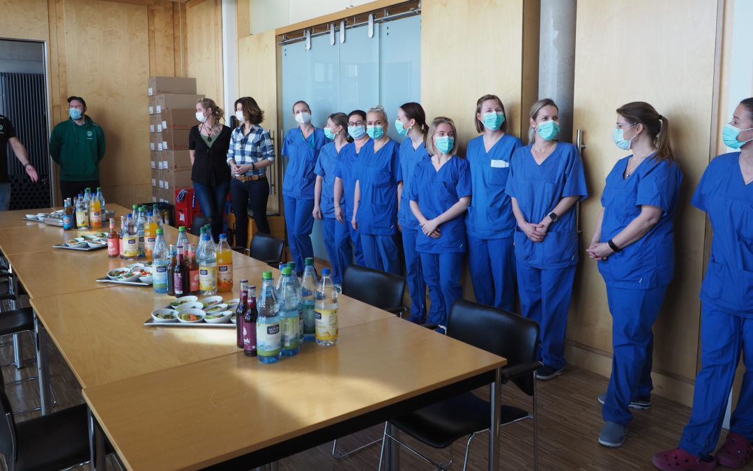 SC DHfK bedankt sich bei Virologie der Uniklinik Leipzig