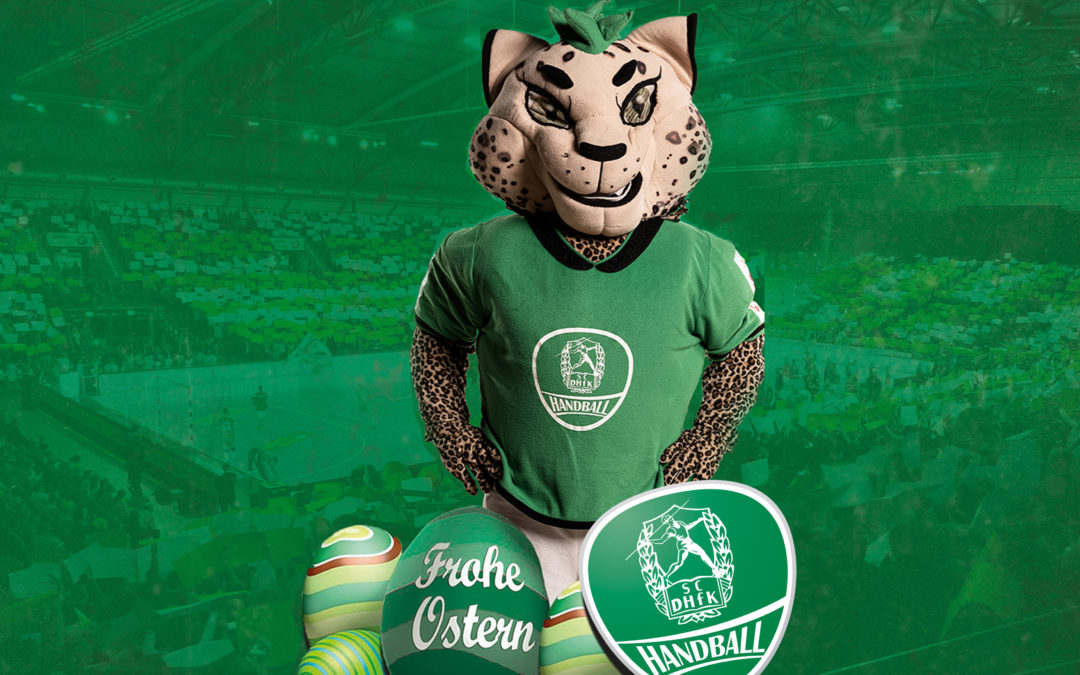 Die Handballer des SC DHfK Leipzig wünschen frohe Ostern!