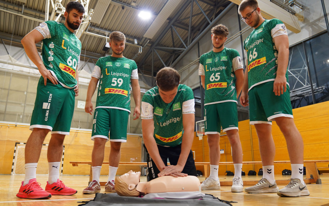 Nachwuchssportler werden zu Lebensrettern