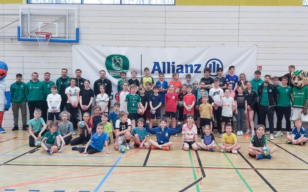 Spiel, Spaß und Bewegung: Kurzweiliger Tag beim Allianz Handballcamp