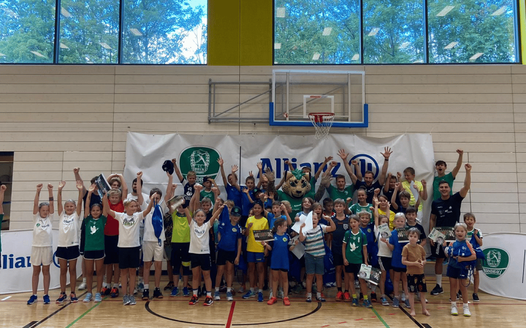 „SC DHfK Handballcamp – präsentiert von Allianz“ auch 2022 wieder ausgebucht