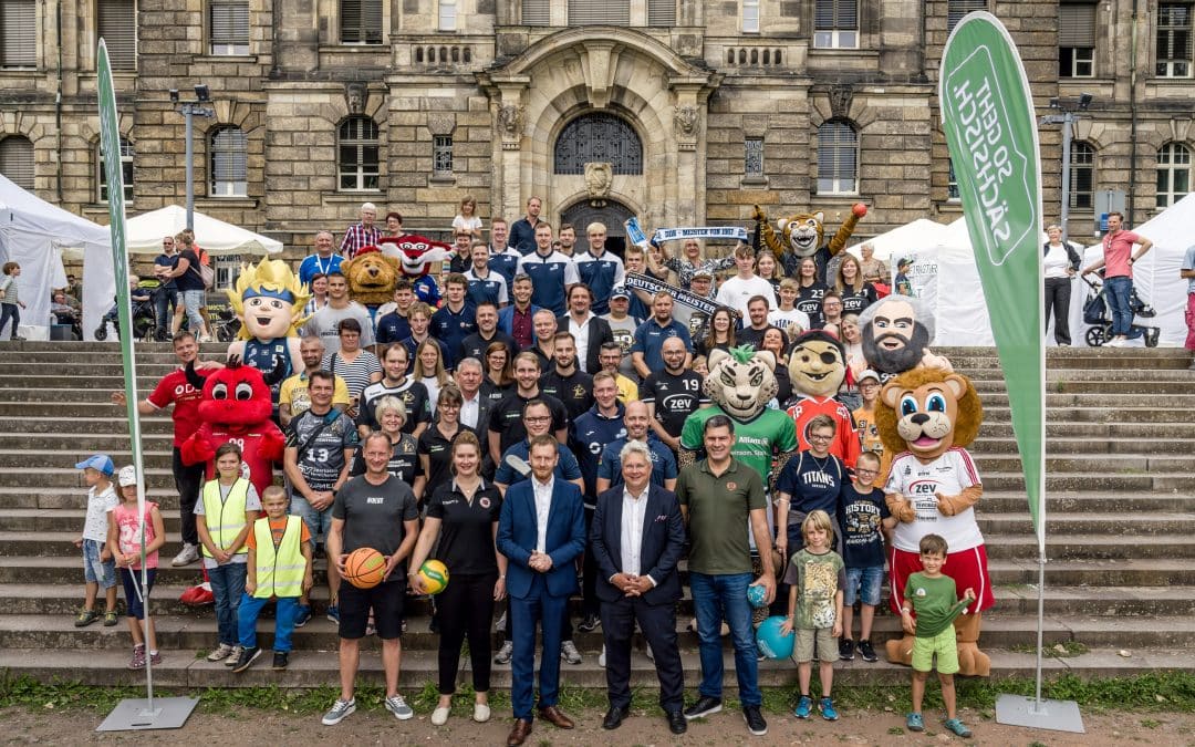 Gemeinsam mit TeamSportSachsen in Dresden