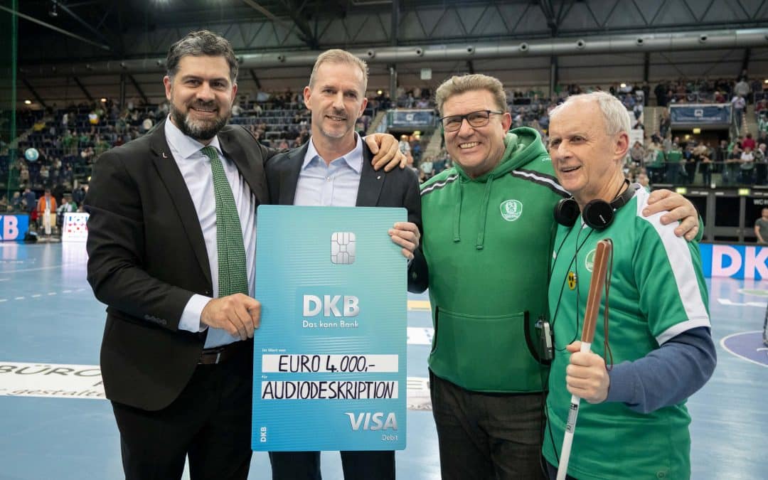 Deutsche Kreditbank AG unterstützt Audiodeskription beim SC DHfK Leipzig