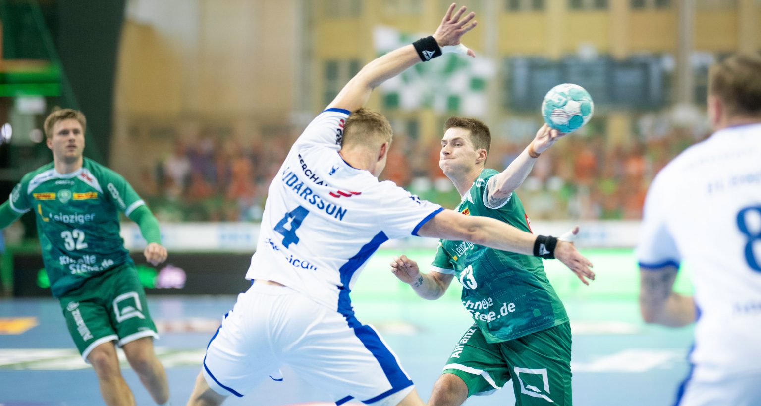 Handballer des SC DHfK Leipzig bestreiten ihr erstes Bundesligaspiel im