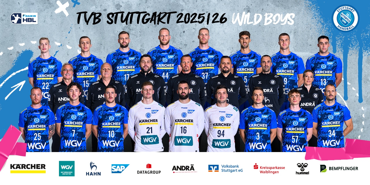 Teamfoto des Gegners – Link zum gegnerischen Mannschaftsprofil auf der DAIKIN HBL-Website