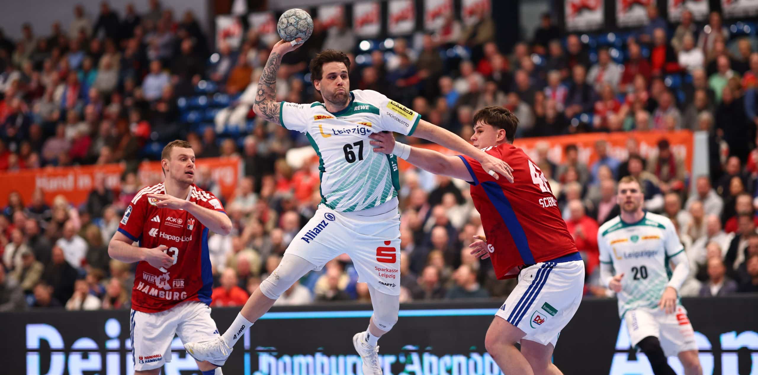 Wille, Geschlossenheit, Kampfgeist: DHfK holt zwei Zähler beim HSV Hamburg