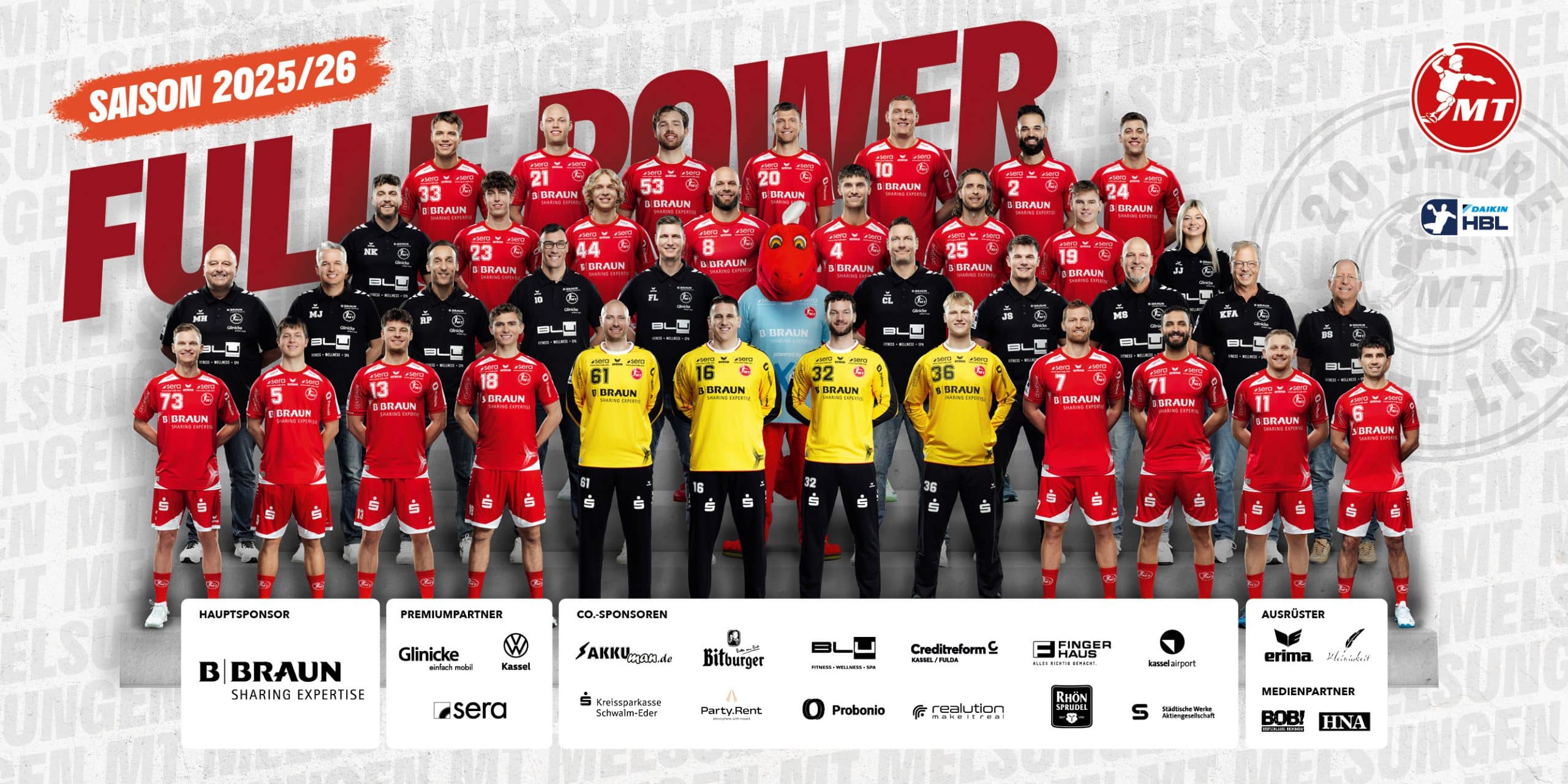 Teamfoto des Gegners – Link zum gegnerischen Mannschaftsprofil auf der DAIKIN HBL-Website