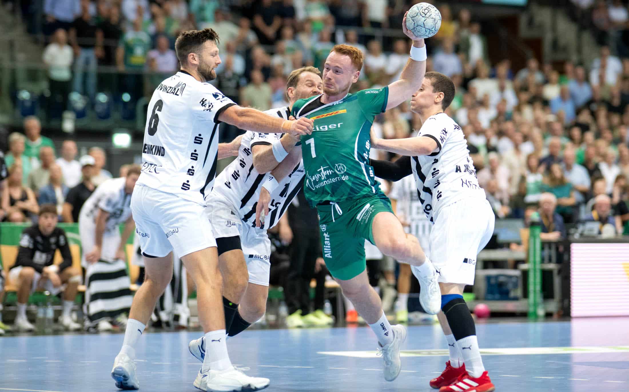 Tom&aacute;&scaron; Piroch erzielte im Hinspiel gegen Kiel 6 Treffer. Foto: Klaus Trotter