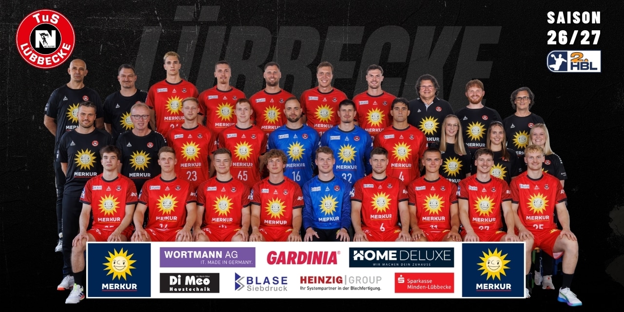 Teamfoto des Gegners – Link zum gegnerischen Mannschaftsprofil auf der DAIKIN HBL-Website