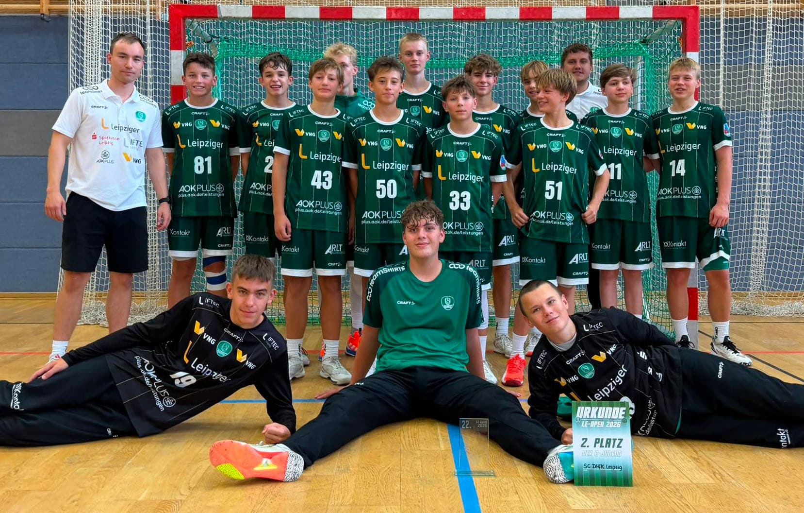LE Open 2026: Alle DHfK-Teams auf dem Podium