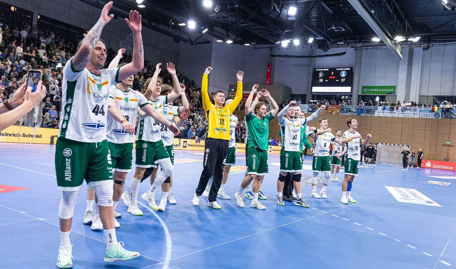 Sachsenderbysieger! Leipzig übernimmt die Tabellenführung der 2. HBL